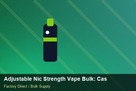 Adjustable Nic Strength Vape Bulk — Adjustable Nic Strength Vape Bulk: Case Studies — Carbon Footprint photo 1