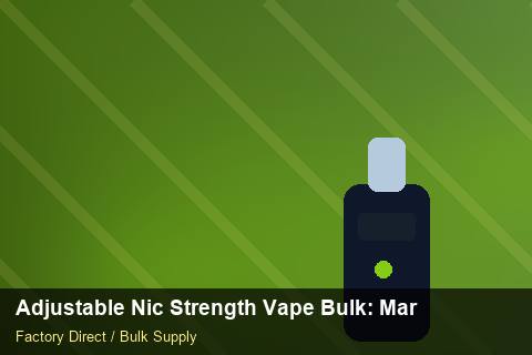 Adjustable Nic Strength Vape Bulk — Adjustable Nic Strength Vape Bulk: Margin Calculator — Carbon Footprint photo 2