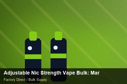 Adjustable Nic Strength Vape Bulk — Adjustable Nic Strength Vape Bulk: Market Comparison — Carbon Footprint photo 2