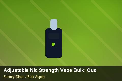 Adjustable Nic Strength Vape Bulk — Adjustable Nic Strength Vape Bulk: Quality Inspection Checklist — Battery Recycling photo 1