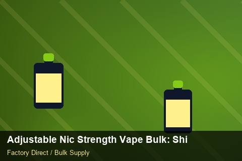 Adjustable Nic Strength Vape Bulk — Adjustable Nic Strength Vape Bulk: Shipping & Logistics — Battery Recycling photo 2