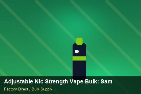 Adjustable Nic Strength Vape Bulk — Adjustable Nic Strength Vape Bulk: Sample Policy — Battery Recycling photo 1