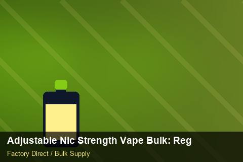 Adjustable Nic Strength Vape Bulk — Adjustable Nic Strength Vape Bulk: Regulatory Update — Battery Recycling photo 1