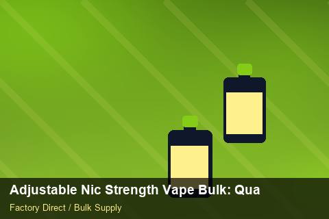 Adjustable Nic Strength Vape Bulk — Adjustable Nic Strength Vape Bulk: Quality Control Process — Battery Recycling photo 2