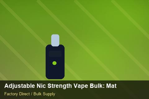 Adjustable Nic Strength Vape Bulk — Adjustable Nic Strength Vape Bulk: Material & Ingredients — Battery Recycling photo 2