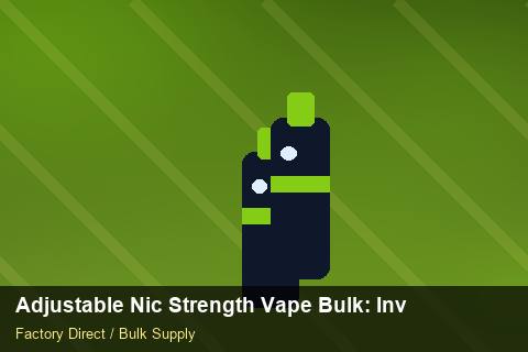 Adjustable Nic Strength Vape Bulk — Adjustable Nic Strength Vape Bulk: Inventory Management — Battery Recycling photo 1