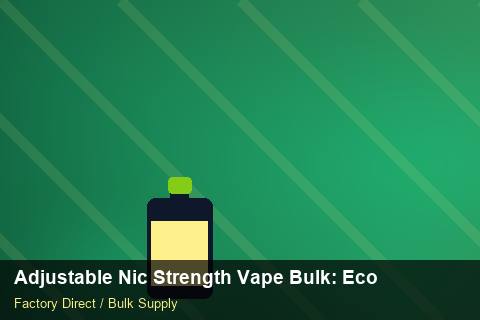 Adjustable Nic Strength Vape Bulk — Adjustable Nic Strength Vape Bulk: Eco-Friendly Materials — Battery Recycling photo 1