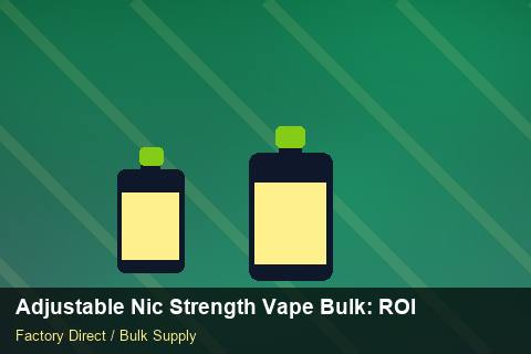 Adjustable Nic Strength Vape Bulk — Adjustable Nic Strength Vape Bulk: ROI Analysis — Battery Recycling photo 2