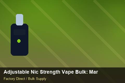 Adjustable Nic Strength Vape Bulk — Adjustable Nic Strength Vape Bulk: Margin Calculator — Battery Recycling photo 2
