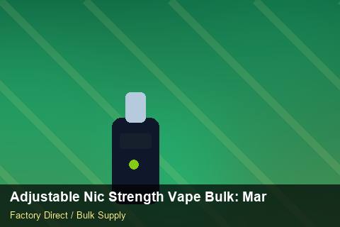 Adjustable Nic Strength Vape Bulk — Adjustable Nic Strength Vape Bulk: Market Comparison — Battery Recycling photo 1