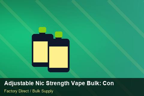 Adjustable Nic Strength Vape Bulk — Adjustable Nic Strength Vape Bulk: Contract Essentials — Battery Recycling photo 2
