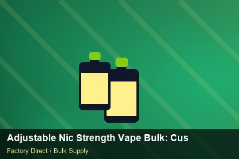 Adjustable Nic Strength Vape Bulk — Adjustable Nic Strength Vape Bulk: Customs Documentation — WEEE Compliance photo 2