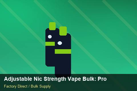 Adjustable Nic Strength Vape Bulk — Adjustable Nic Strength Vape Bulk: Procurement Strategy — WEEE Compliance photo 2