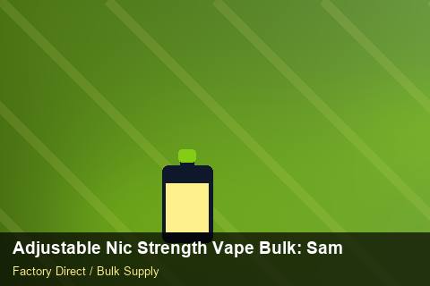 Adjustable Nic Strength Vape Bulk — Adjustable Nic Strength Vape Bulk: Sample Policy — WEEE Compliance photo 2