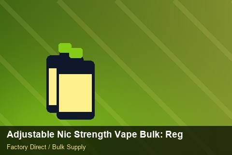 Adjustable Nic Strength Vape Bulk — Adjustable Nic Strength Vape Bulk: Regulatory Update — WEEE Compliance photo 1