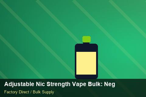 Adjustable Nic Strength Vape Bulk — Adjustable Nic Strength Vape Bulk: Negotiation Tips — WEEE Compliance photo 2