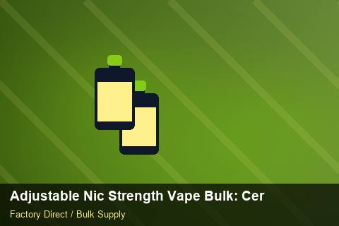 Adjustable Nic Strength Vape Bulk — Adjustable Nic Strength Vape Bulk: Certifications & MSDS — WEEE Compliance photo 1