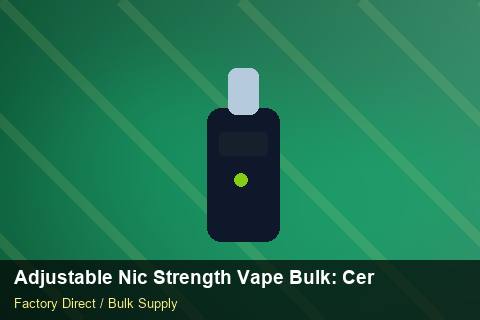 Adjustable Nic Strength Vape Bulk — Adjustable Nic Strength Vape Bulk: Certifications & MSDS — WEEE Compliance photo 2