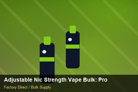 Adjustable Nic Strength Vape Bulk — Adjustable Nic Strength Vape Bulk: Production Capacity — WEEE Compliance photo 2