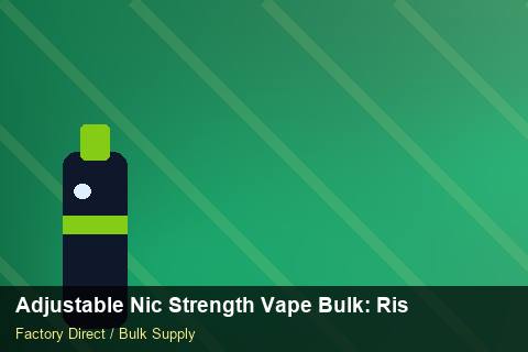 Adjustable Nic Strength Vape Bulk — Adjustable Nic Strength Vape Bulk: Risk Management — WEEE Compliance photo 1