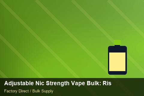 Adjustable Nic Strength Vape Bulk — Adjustable Nic Strength Vape Bulk: Risk Management — WEEE Compliance photo 2