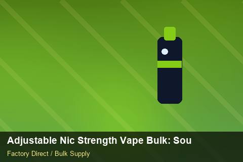 Adjustable Nic Strength Vape Bulk — Adjustable Nic Strength Vape Bulk: Sourcing Workflow — WEEE Compliance photo 1