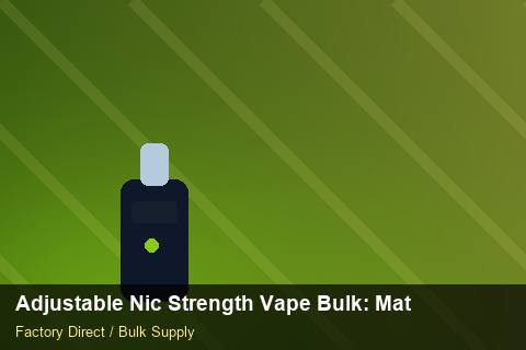 Adjustable Nic Strength Vape Bulk — Adjustable Nic Strength Vape Bulk: Material & Ingredients — WEEE Compliance photo 2