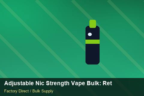 Adjustable Nic Strength Vape Bulk — Adjustable Nic Strength Vape Bulk: Returns & Warranty — WEEE Compliance photo 1