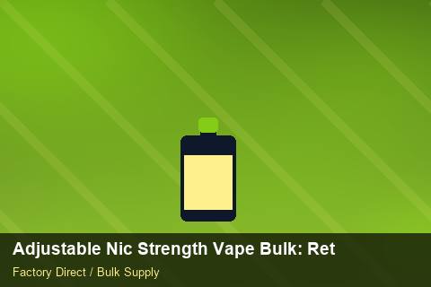 Adjustable Nic Strength Vape Bulk — Adjustable Nic Strength Vape Bulk: Returns & Warranty — WEEE Compliance photo 2