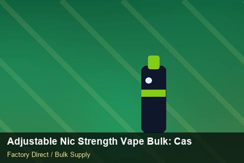 Adjustable Nic Strength Vape Bulk — Adjustable Nic Strength Vape Bulk: Case Studies — WEEE Compliance photo 1