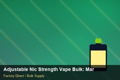 Adjustable Nic Strength Vape Bulk — Adjustable Nic Strength Vape Bulk: Margin Calculator — WEEE Compliance photo 1