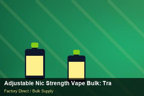 Adjustable Nic Strength Vape Bulk — Adjustable Nic Strength Vape Bulk: Trade Terms — WEEE Compliance photo 1