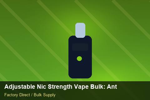 Adjustable Nic Strength Vape Bulk — Adjustable Nic Strength Vape Bulk: Anti-Counterfeit Measures — WEEE Compliance photo 1