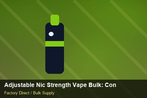 Adjustable Nic Strength Vape Bulk — Adjustable Nic Strength Vape Bulk: Contract Essentials — WEEE Compliance photo 1