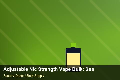 Adjustable Nic Strength Vape Bulk — Adjustable Nic Strength Vape Bulk: Seasonal Planning — WEEE Compliance photo 1