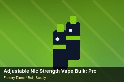 Adjustable Nic Strength Vape Bulk — Adjustable Nic Strength Vape Bulk: Product Launch Playbook — WEEE Compliance photo 2