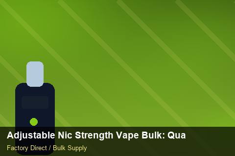 Adjustable Nic Strength Vape Bulk — Adjustable Nic Strength Vape Bulk: Quality Inspection Checklist — EPR Registration photo 1