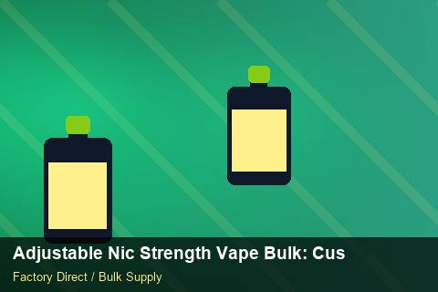 Adjustable Nic Strength Vape Bulk — Adjustable Nic Strength Vape Bulk: Customs Documentation — EPR Registration photo 2