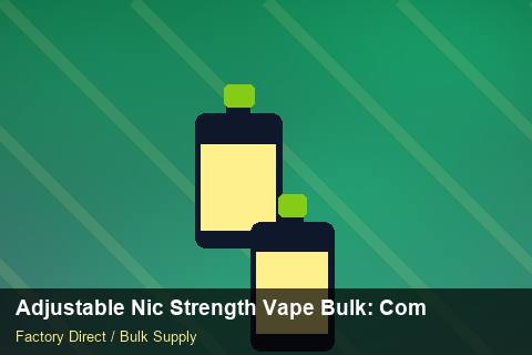 Adjustable Nic Strength Vape Bulk — Adjustable Nic Strength Vape Bulk: Compliance Standards — EPR Registration photo 2