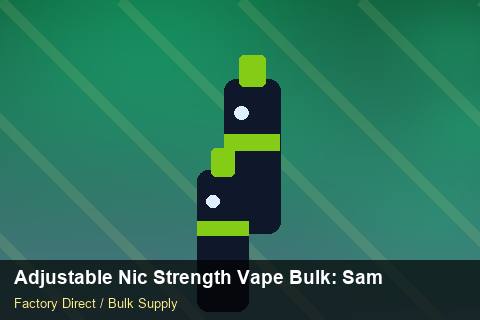 Adjustable Nic Strength Vape Bulk — Adjustable Nic Strength Vape Bulk: Sample Policy — EPR Registration photo 1