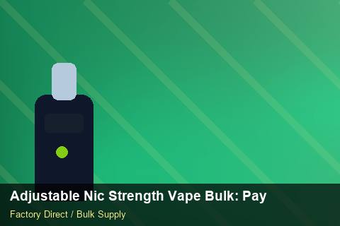 Adjustable Nic Strength Vape Bulk — Adjustable Nic Strength Vape Bulk: Payment Terms — EPR Registration photo 2
