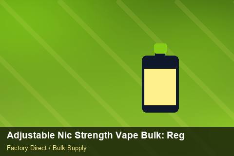 Adjustable Nic Strength Vape Bulk — Adjustable Nic Strength Vape Bulk: Regulatory Update — EPR Registration photo 1