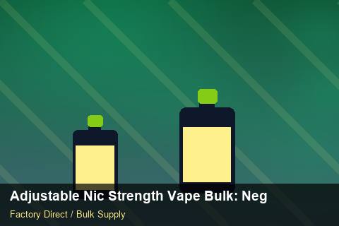 Adjustable Nic Strength Vape Bulk — Adjustable Nic Strength Vape Bulk: Negotiation Tips — EPR Registration photo 2