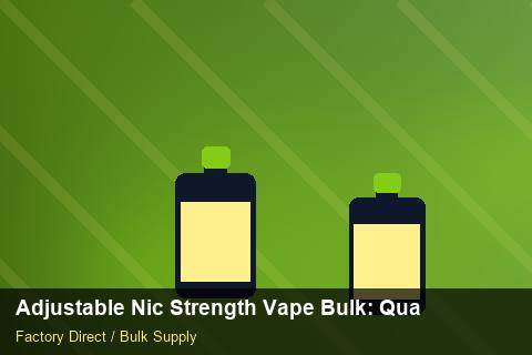 Adjustable Nic Strength Vape Bulk — Adjustable Nic Strength Vape Bulk: Quality Control Process — EPR Registration photo 2