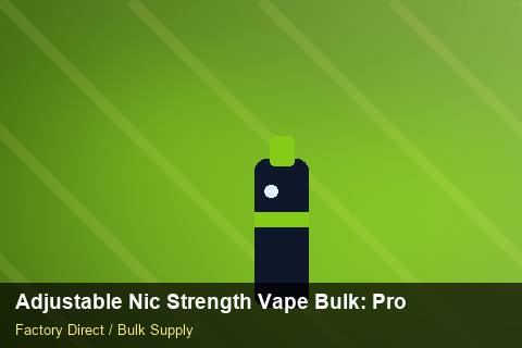 Adjustable Nic Strength Vape Bulk — Adjustable Nic Strength Vape Bulk: Production Capacity — EPR Registration photo 2