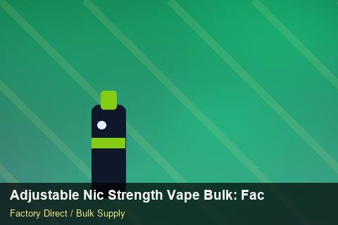 Adjustable Nic Strength Vape Bulk — Adjustable Nic Strength Vape Bulk: Factory Audit Report — EPR Registration photo 2