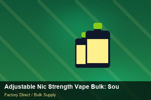 Adjustable Nic Strength Vape Bulk — Adjustable Nic Strength Vape Bulk: Sourcing Workflow — EPR Registration photo 2