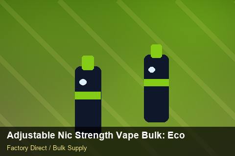 Adjustable Nic Strength Vape Bulk — Adjustable Nic Strength Vape Bulk: Eco-Friendly Materials — EPR Registration photo 2