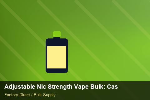 Adjustable Nic Strength Vape Bulk — Adjustable Nic Strength Vape Bulk: Case Studies — EPR Registration photo 2