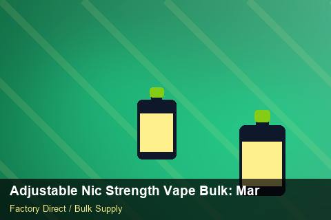 Adjustable Nic Strength Vape Bulk — Adjustable Nic Strength Vape Bulk: Margin Calculator — EPR Registration photo 1